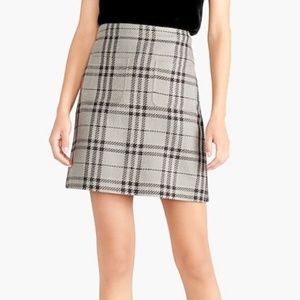 J. Crew A-line Tartan A-line Skirt (size 4)
